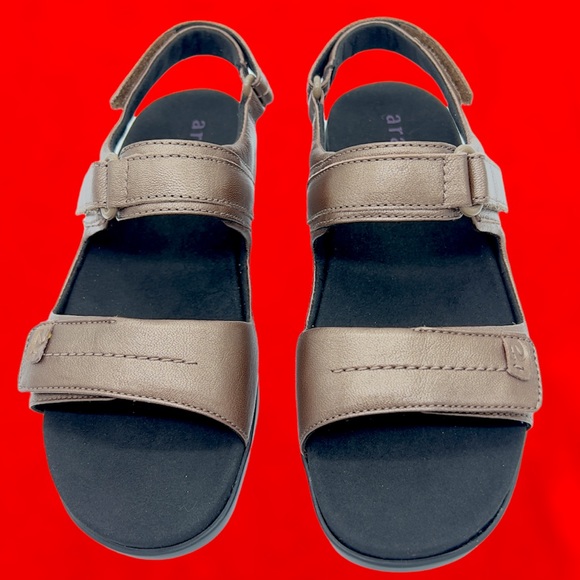 Aravon by New Balance Women's Katy Leather Sz 8 Bronze NWOT Removable Insole - Picture 6 of 7